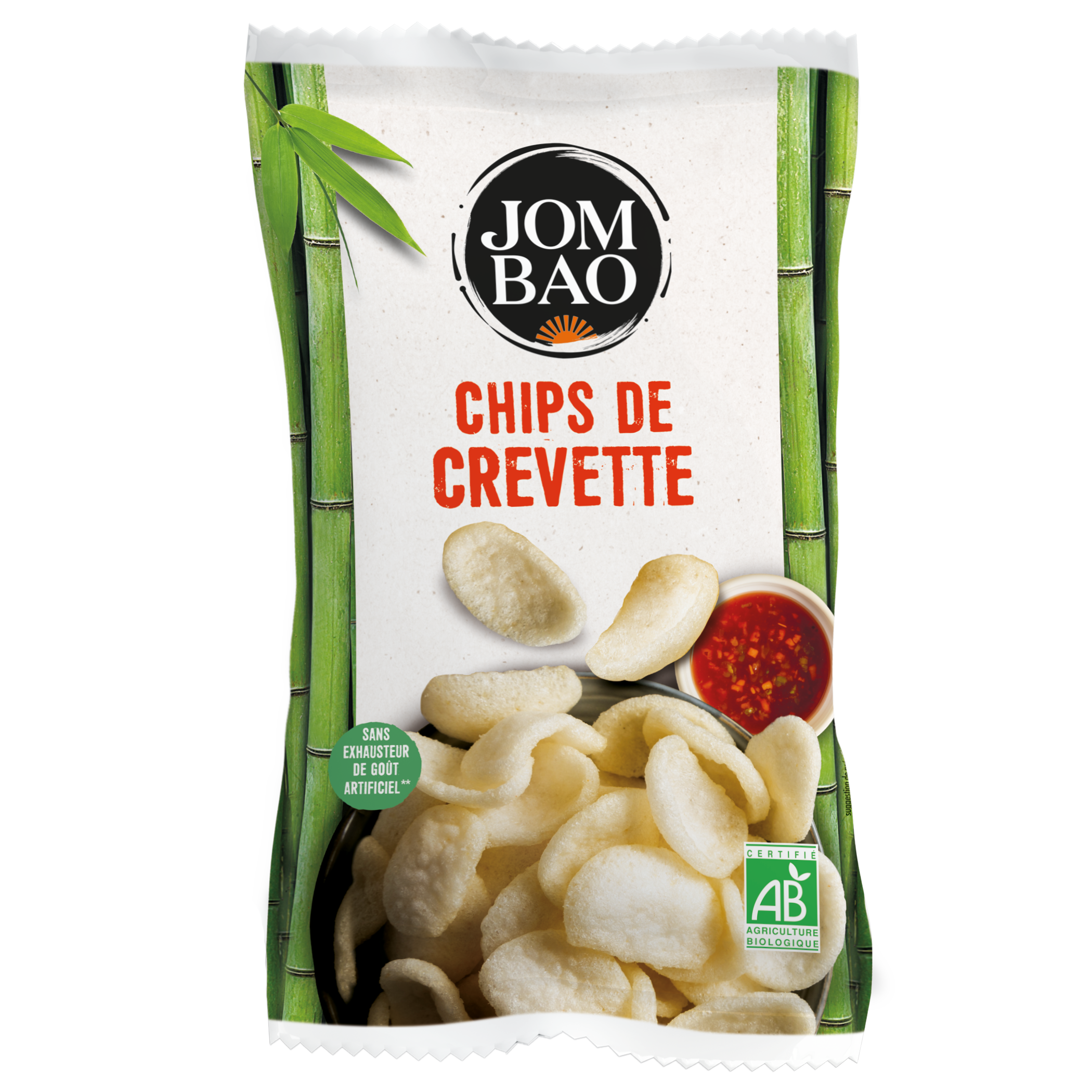 Chips de Crevette bio - JOM BAO