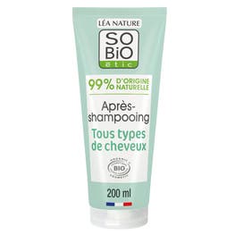 Après-shampooing tous types de cheveux, Aloe vera bio - SO BIO ETIC