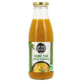 Soupe Thaï Légumes Citronnelle bio - JOM BAO