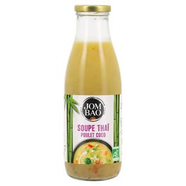 Soupe Thaï Poulet Coco bio - JOM BAO
