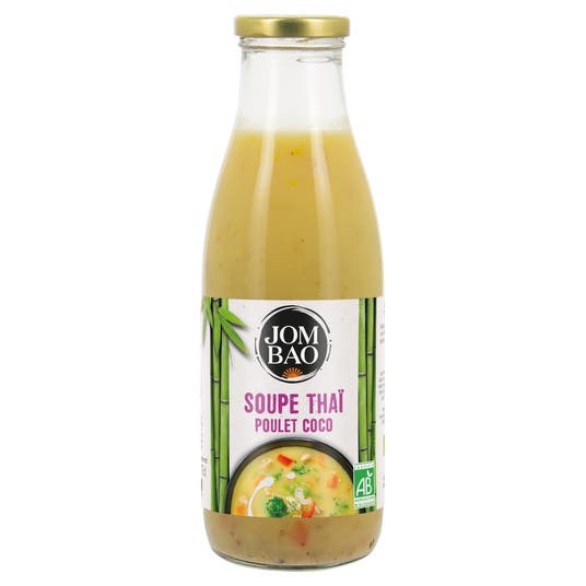 boho cosmetics Vente Soupe Thaï Poulet Coco bio - Les soupes