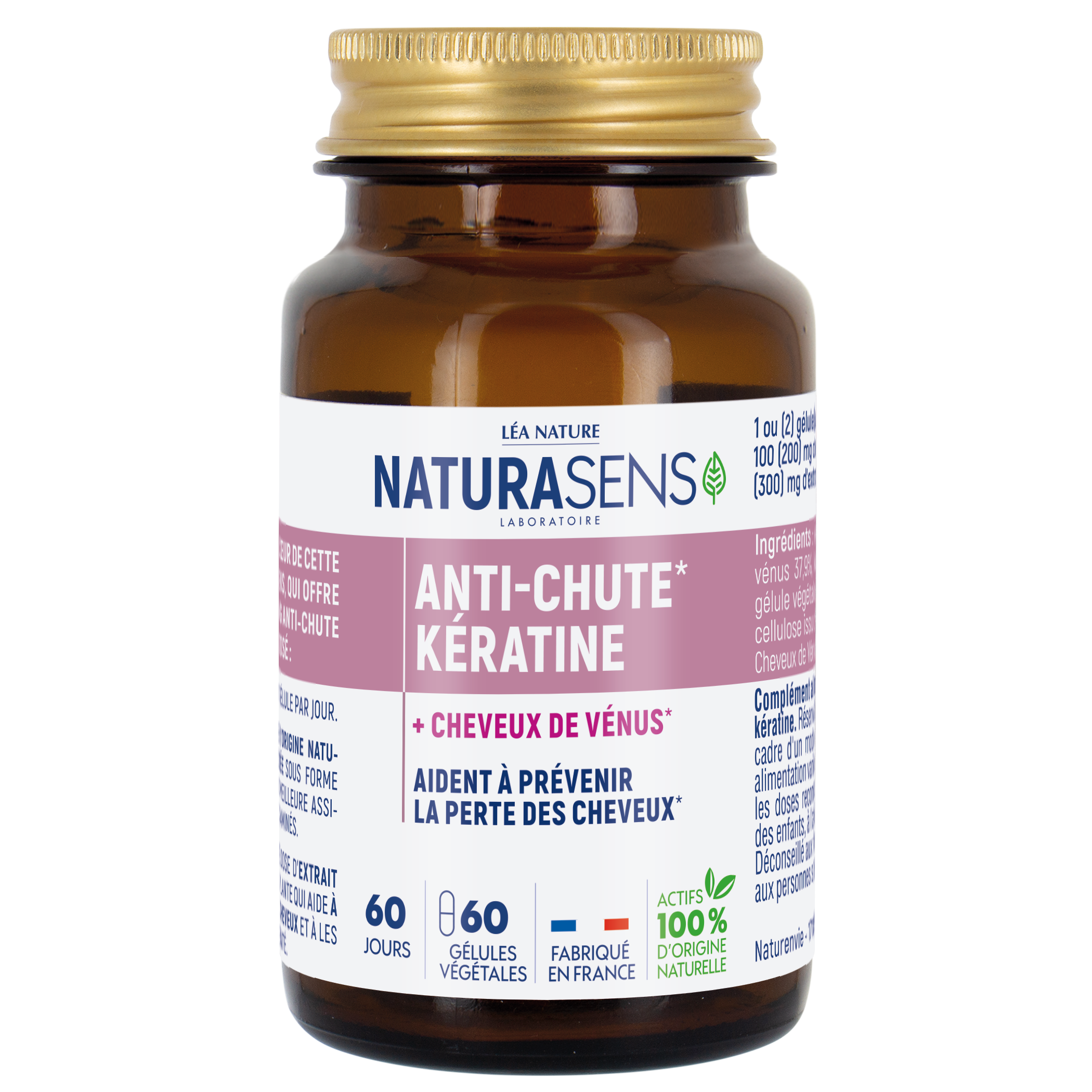Gélules kératine anti-chute - NATURASENS