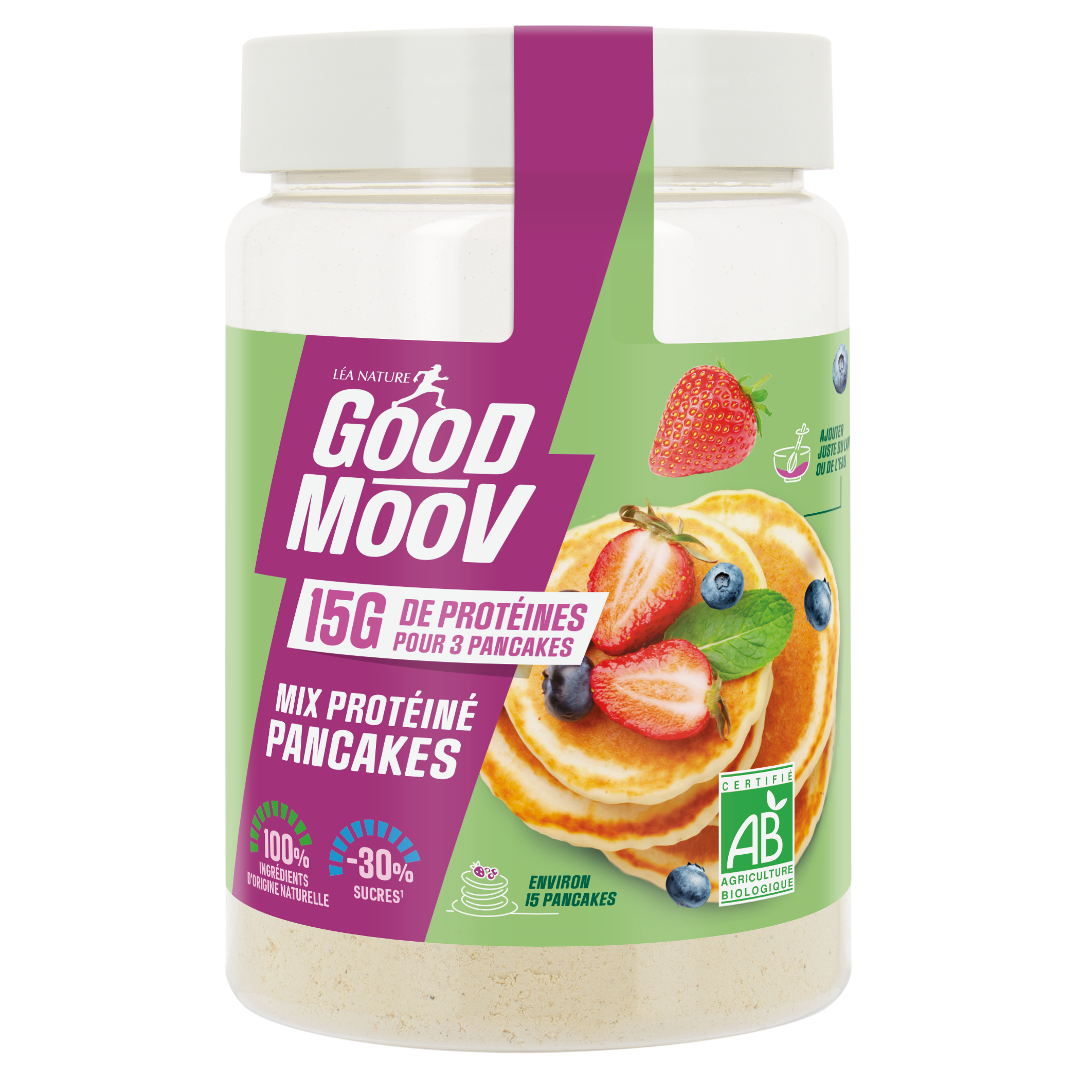 Mix Pancake protéiné - bio - GOOD MOOV