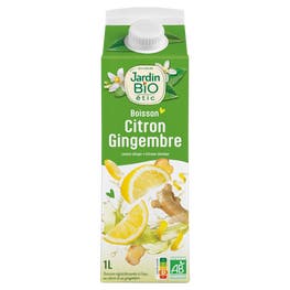Boisson Citron Gingembre - JARDIN BIO