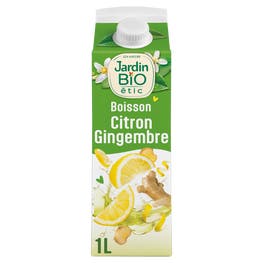 Boisson Citron Gingembre - JARDIN BIO