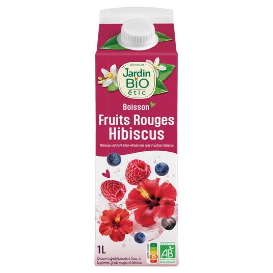 eau thermale jonzac Boisson Fruits rouges Hibiscus