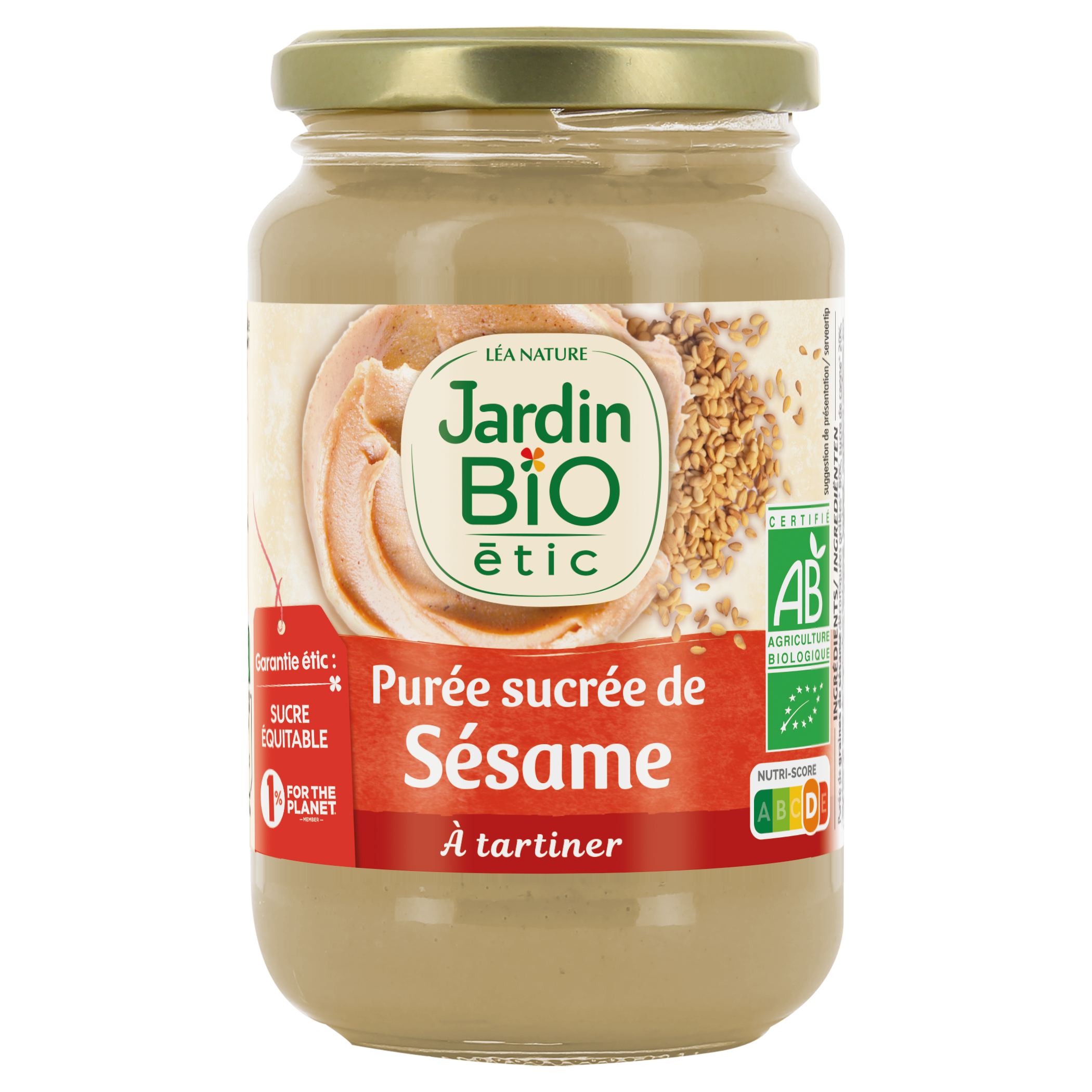 Purée de Sésame sucrée - JARDIN BIO