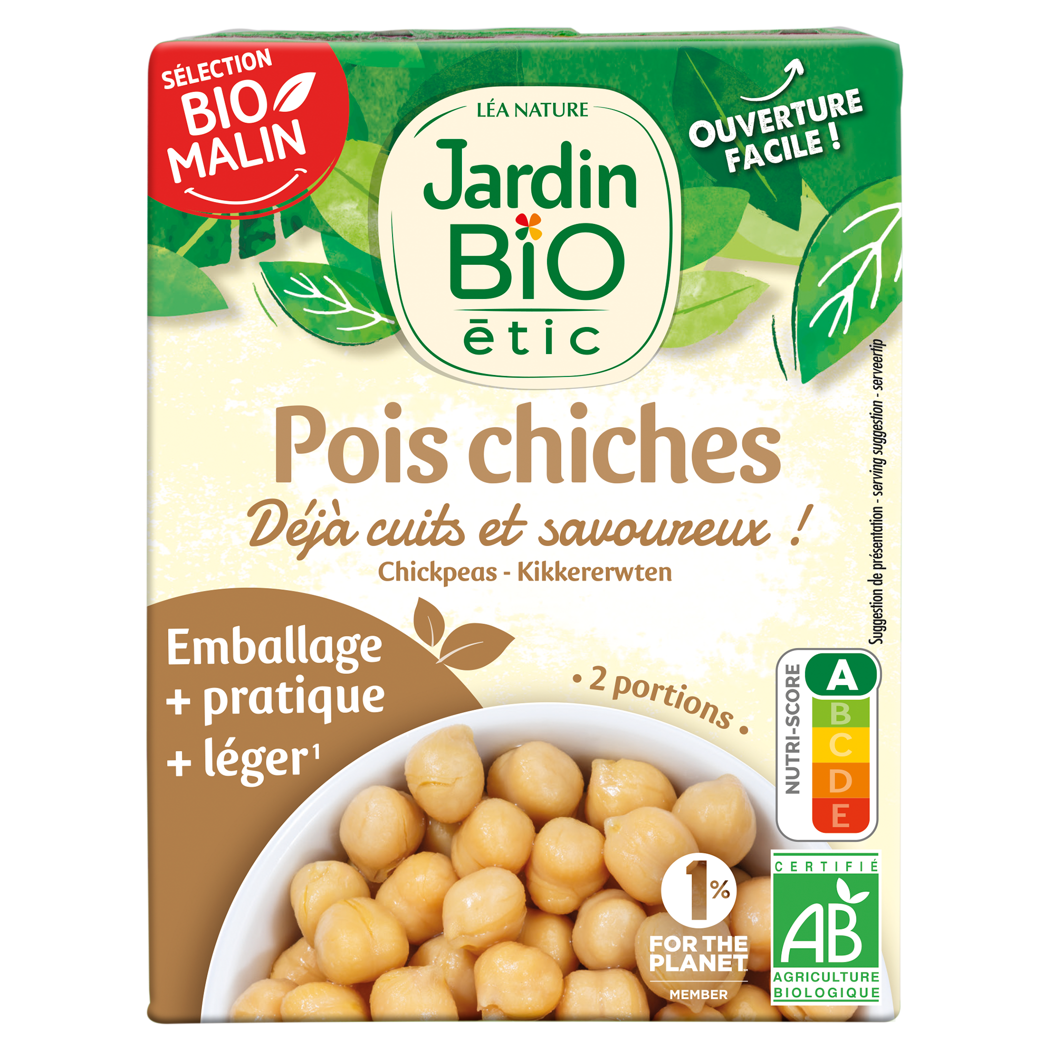 Pois chiches en brique - JARDIN BIO