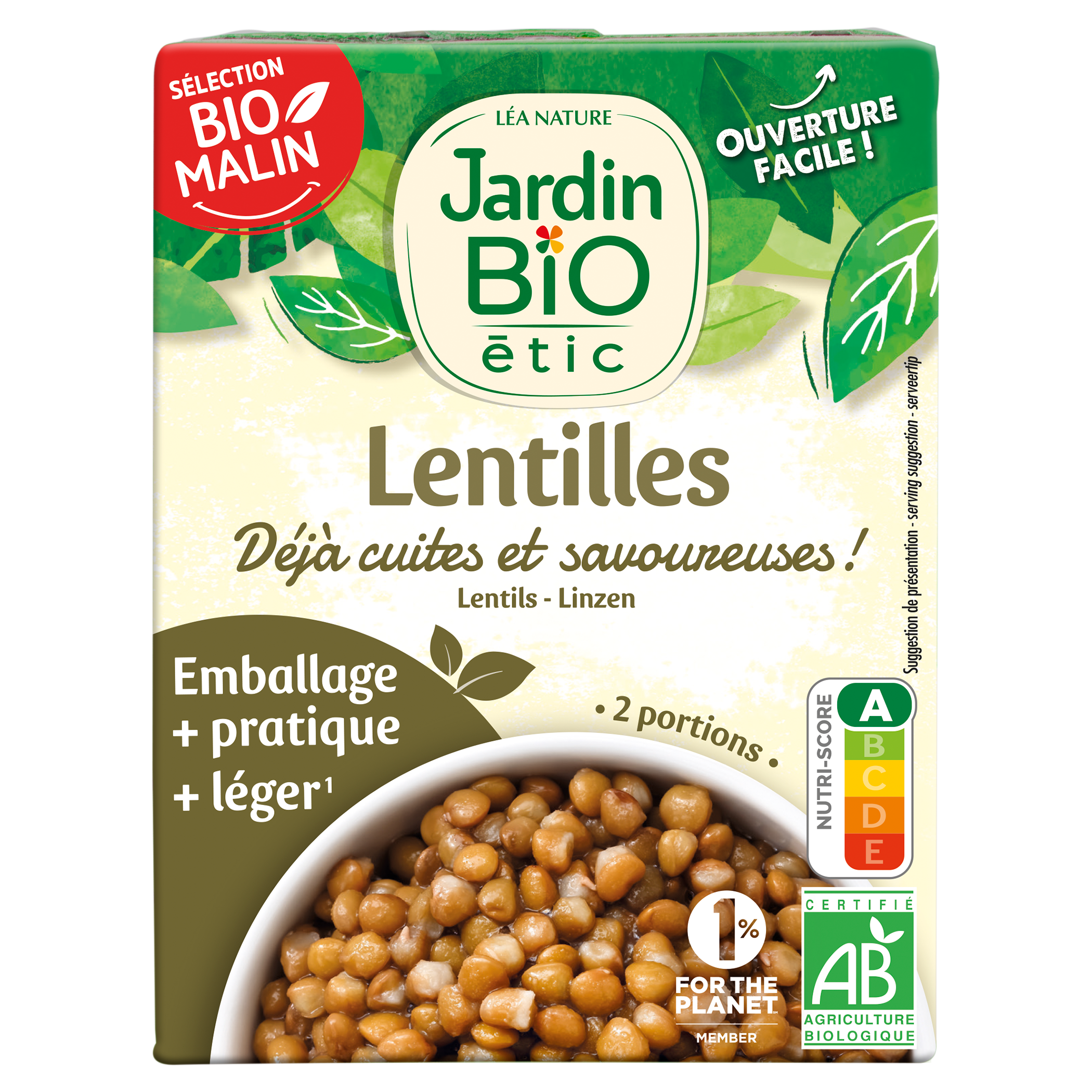 Lentilles en brique - JARDIN BIO