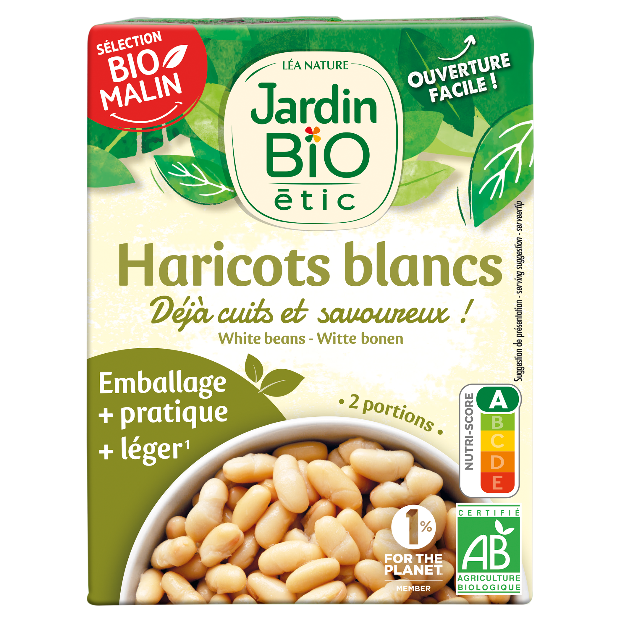 Haricots blancs en brique - JARDIN BIO