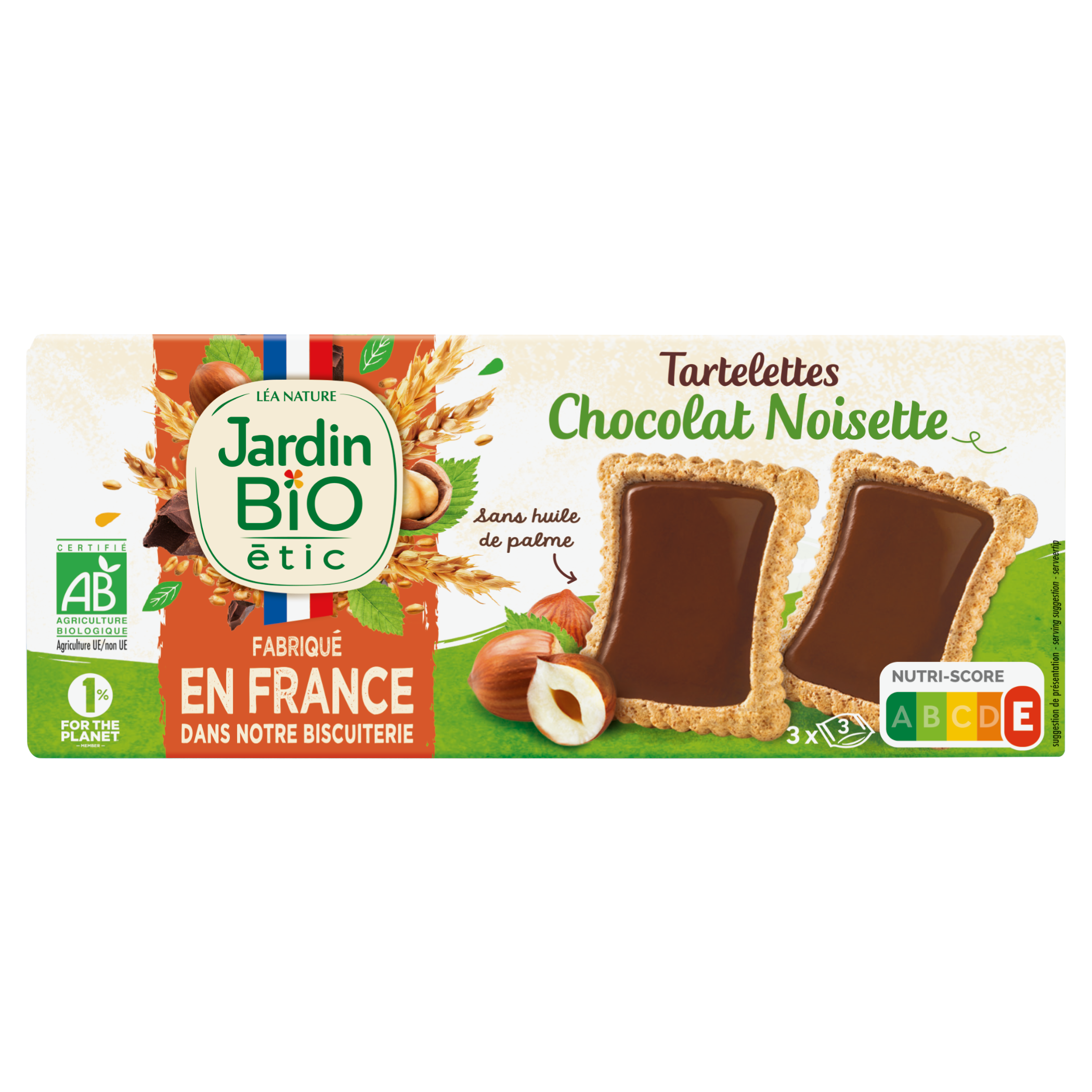 Tartelettes Chocolat Noisette - JARDIN BIO