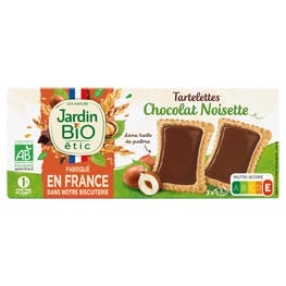 Tartelettes Chocolat Noisette - JARDIN BIO