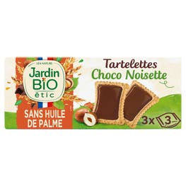 Tartelettes Chocolat Noisette - JARDIN BIO