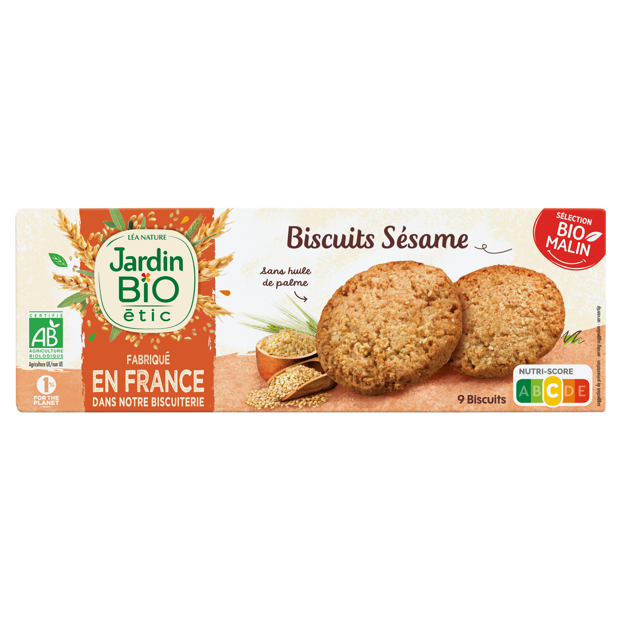 Biscuits Sésame bio - JARDIN BIO
