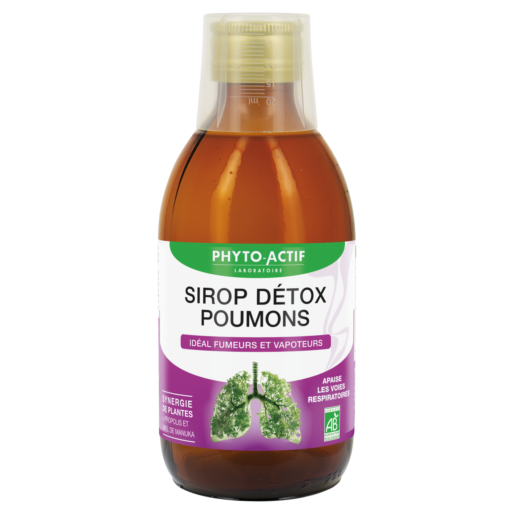 Sirop détox poumons - PHYTO ACTIF