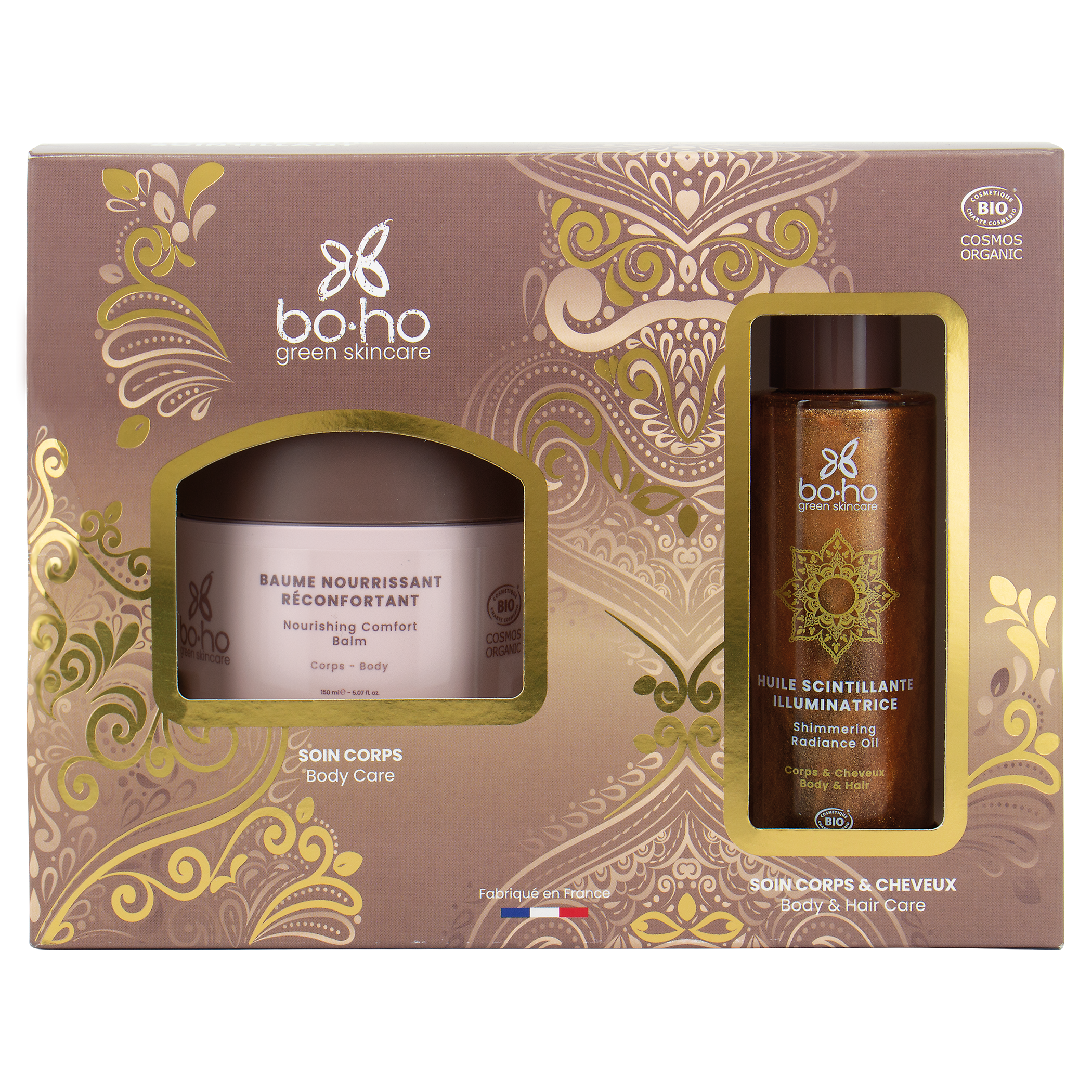 Coffret Baume et Huile Gold  - BOHO GREEN MAKE-UP