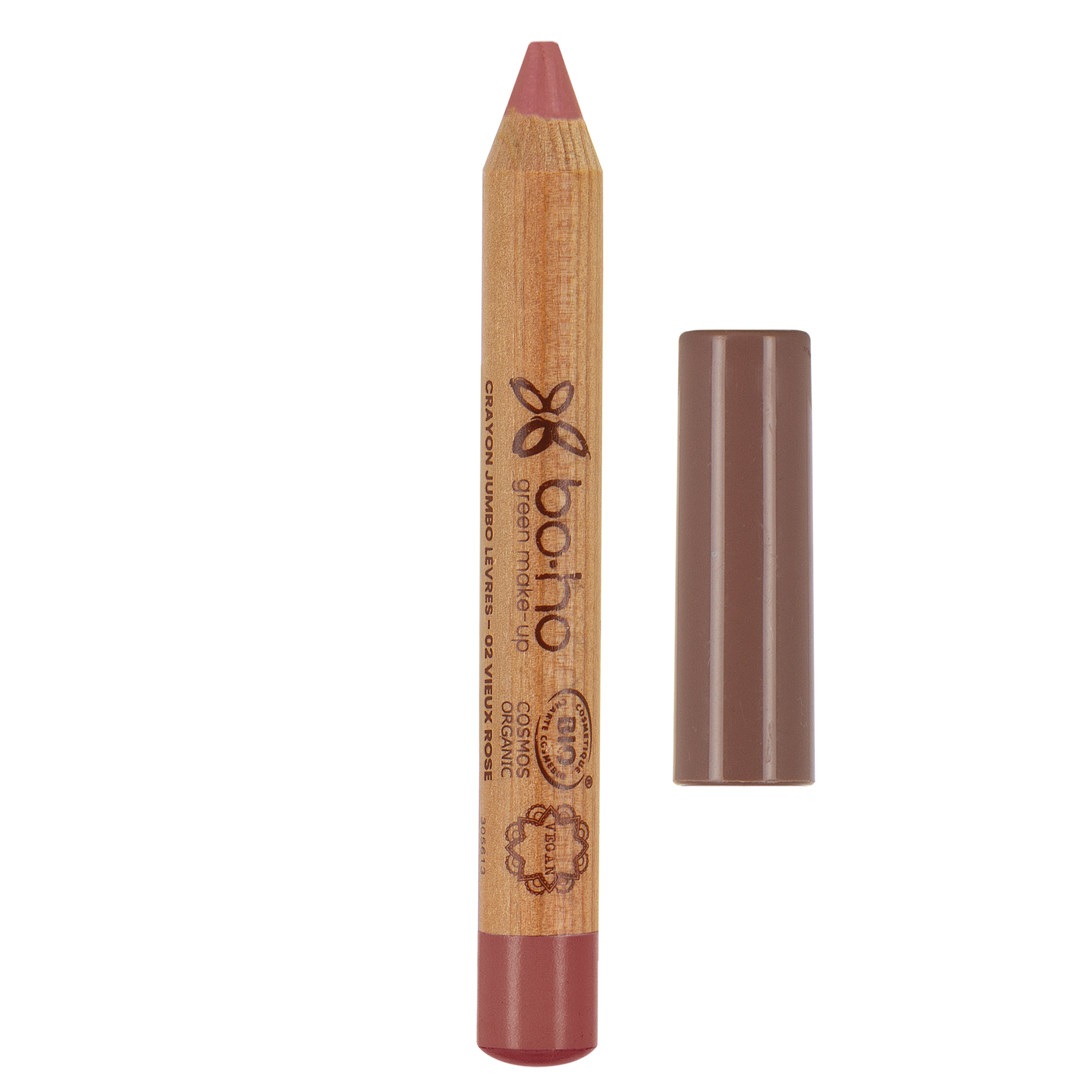 Crayon jumbo lèvres - 02 Vieux Rose  - BOHO GREEN MAKE-UP