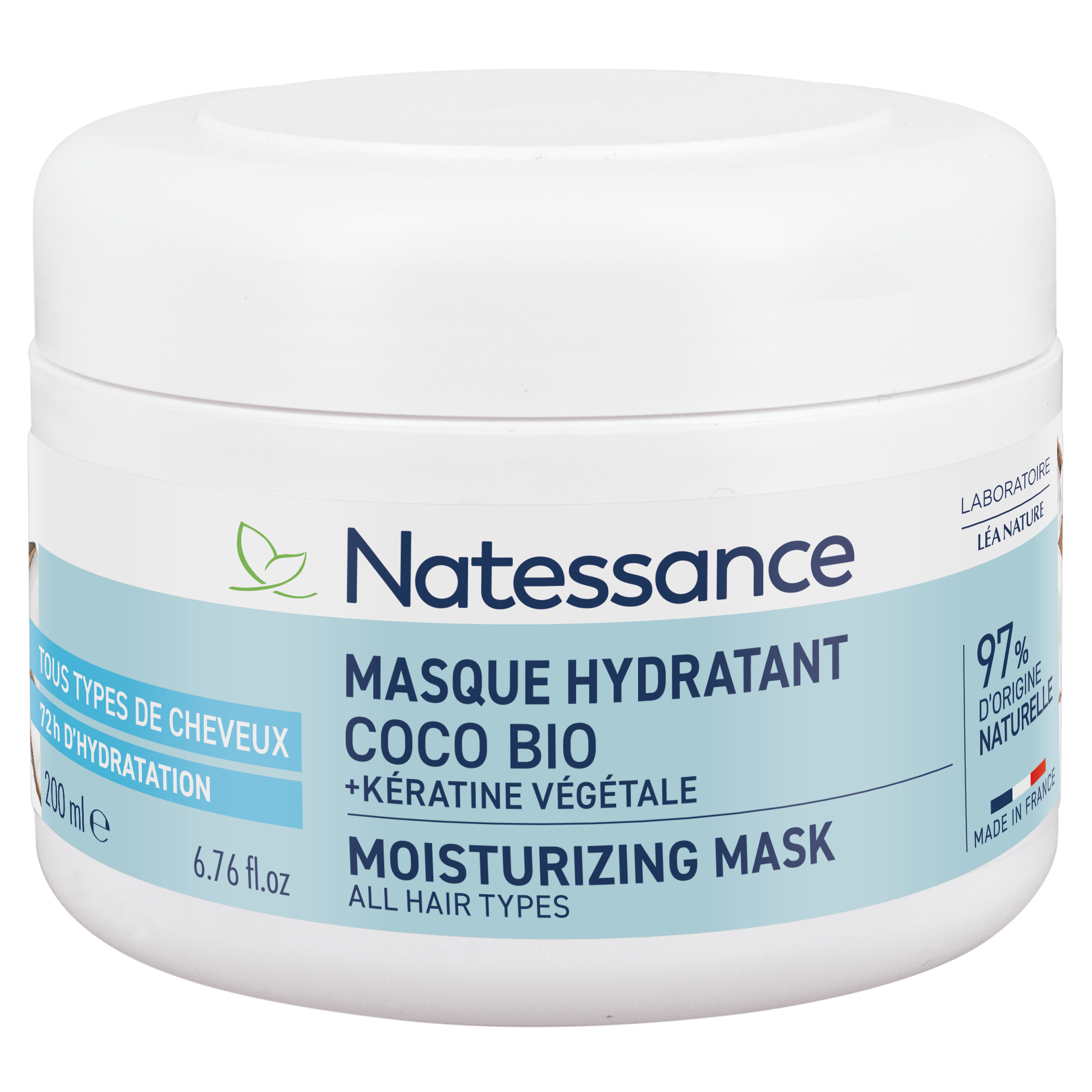 Masque Hydratant Coco BIO  - NATESSANCE