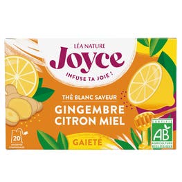 Thé blanc GAIETÉ Citron Gingembre Miel - JOYCE