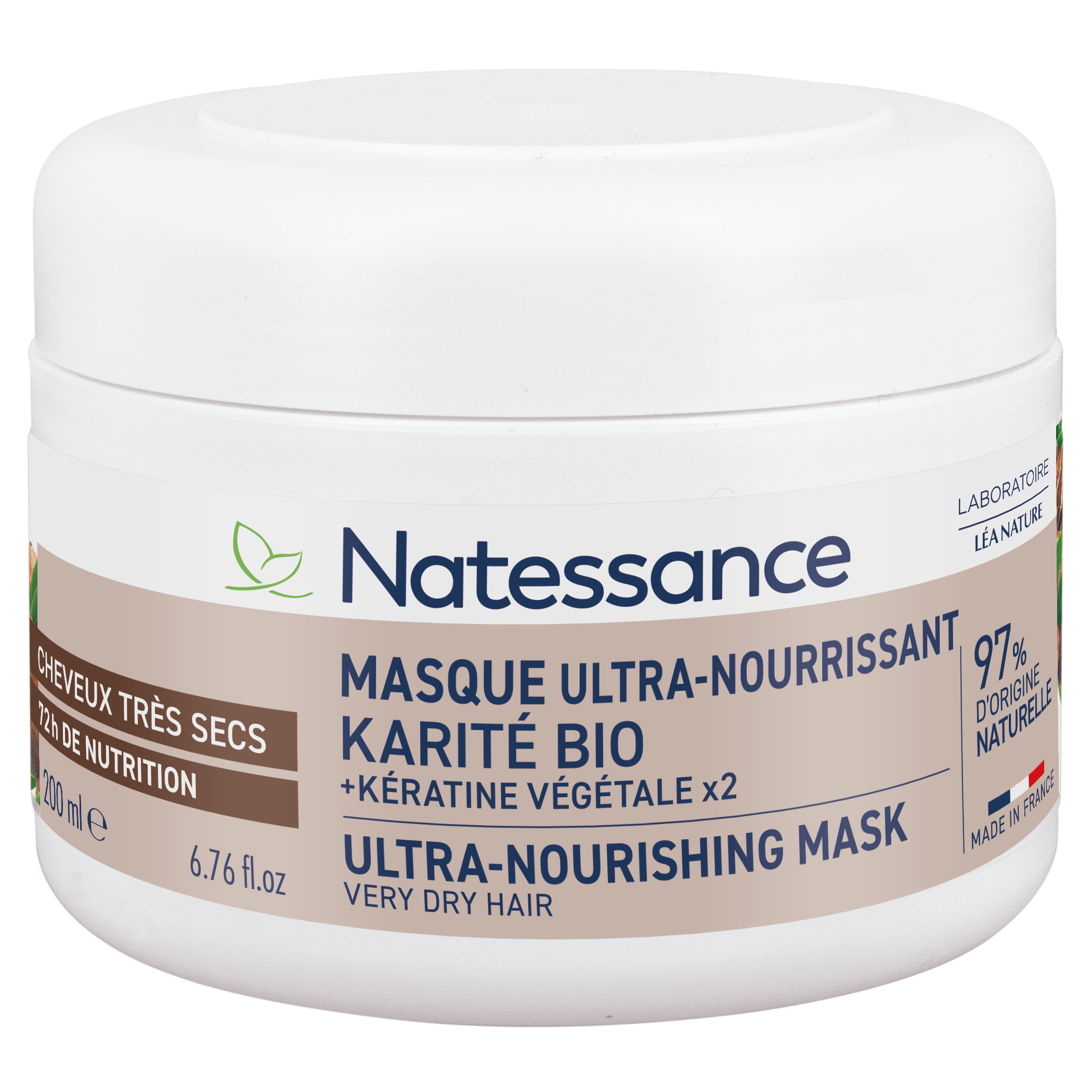 Masque Ultra-nourrissant Karité BIO - NATESSANCE