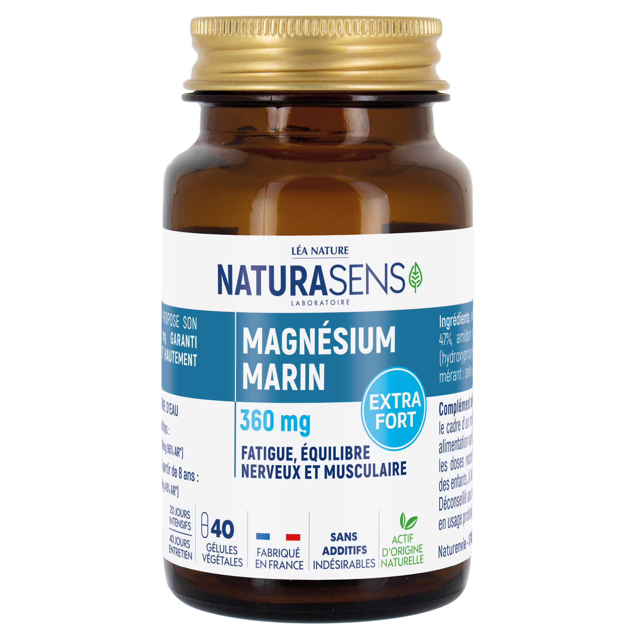 Magnésium Marin Extra Fort 360mg - NATURASENS