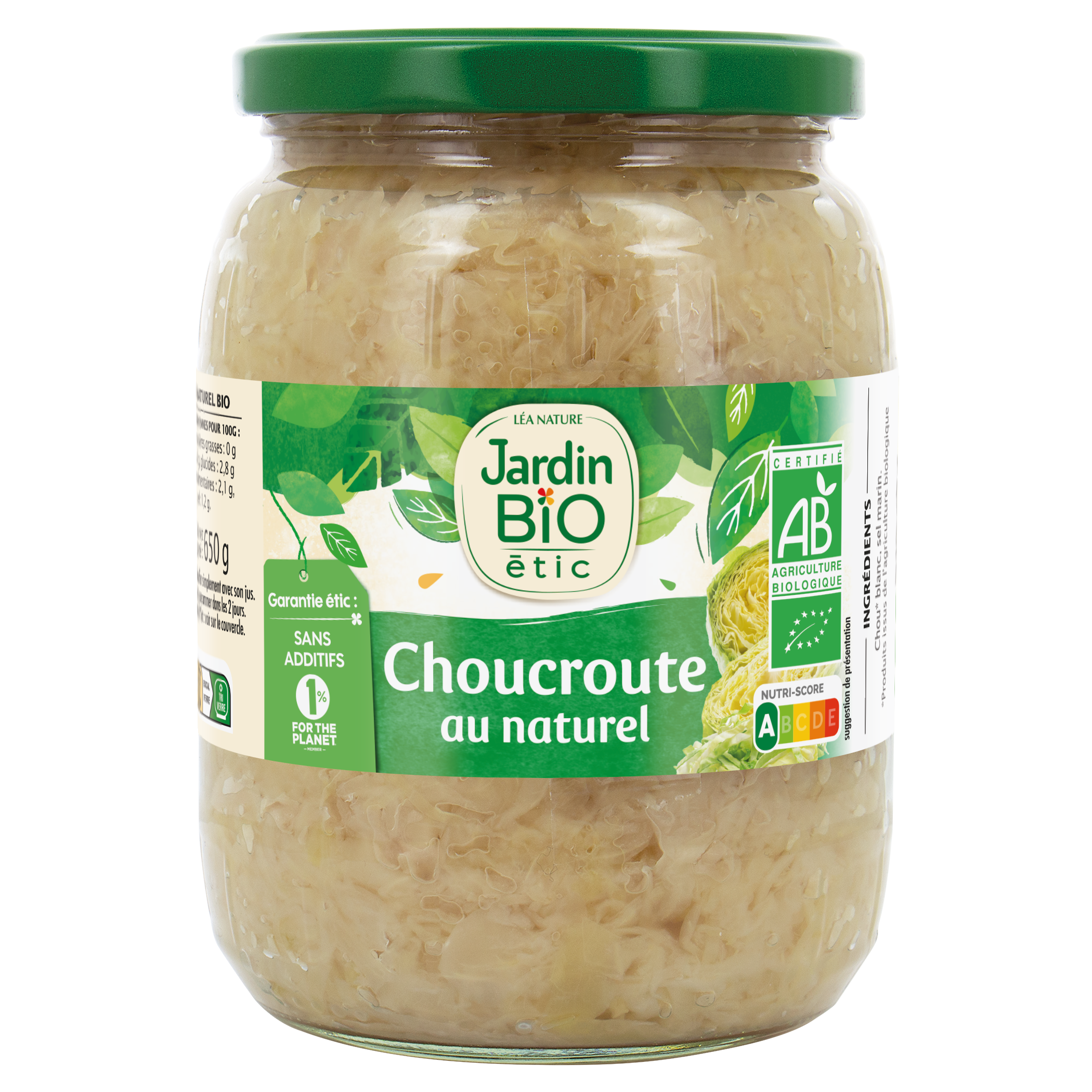 Choucroute au naturel  - JARDIN BIO