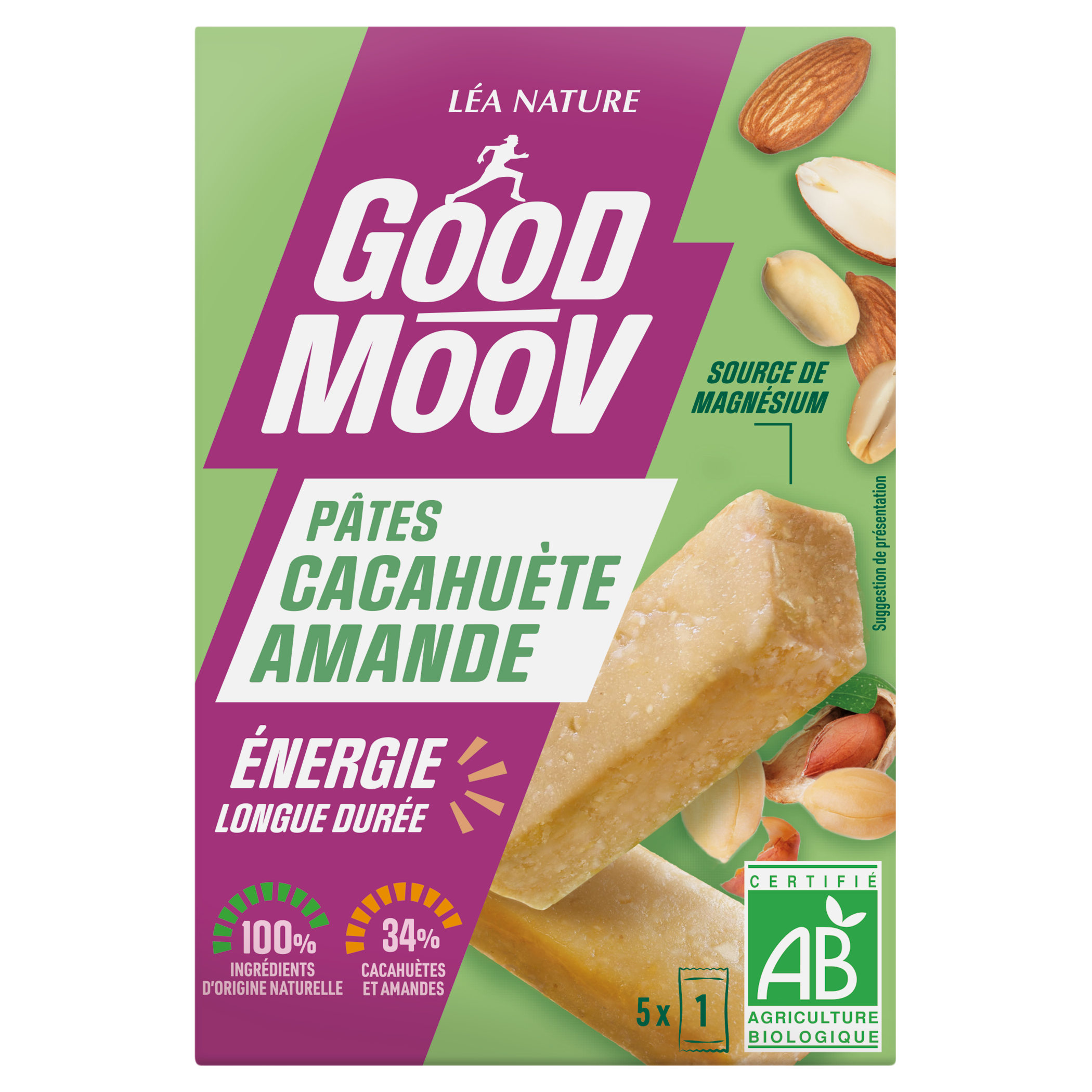 Pâte Cacahuète Amande - GOOD MOOV