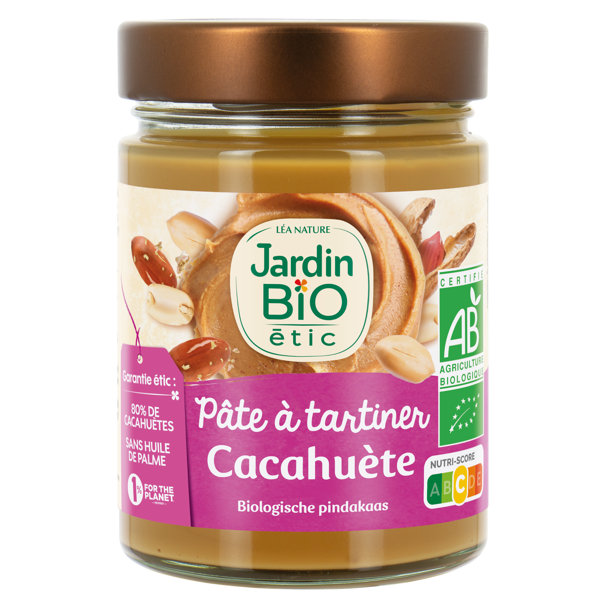 Pâte à tartiner Cacahuète - JARDIN BIO