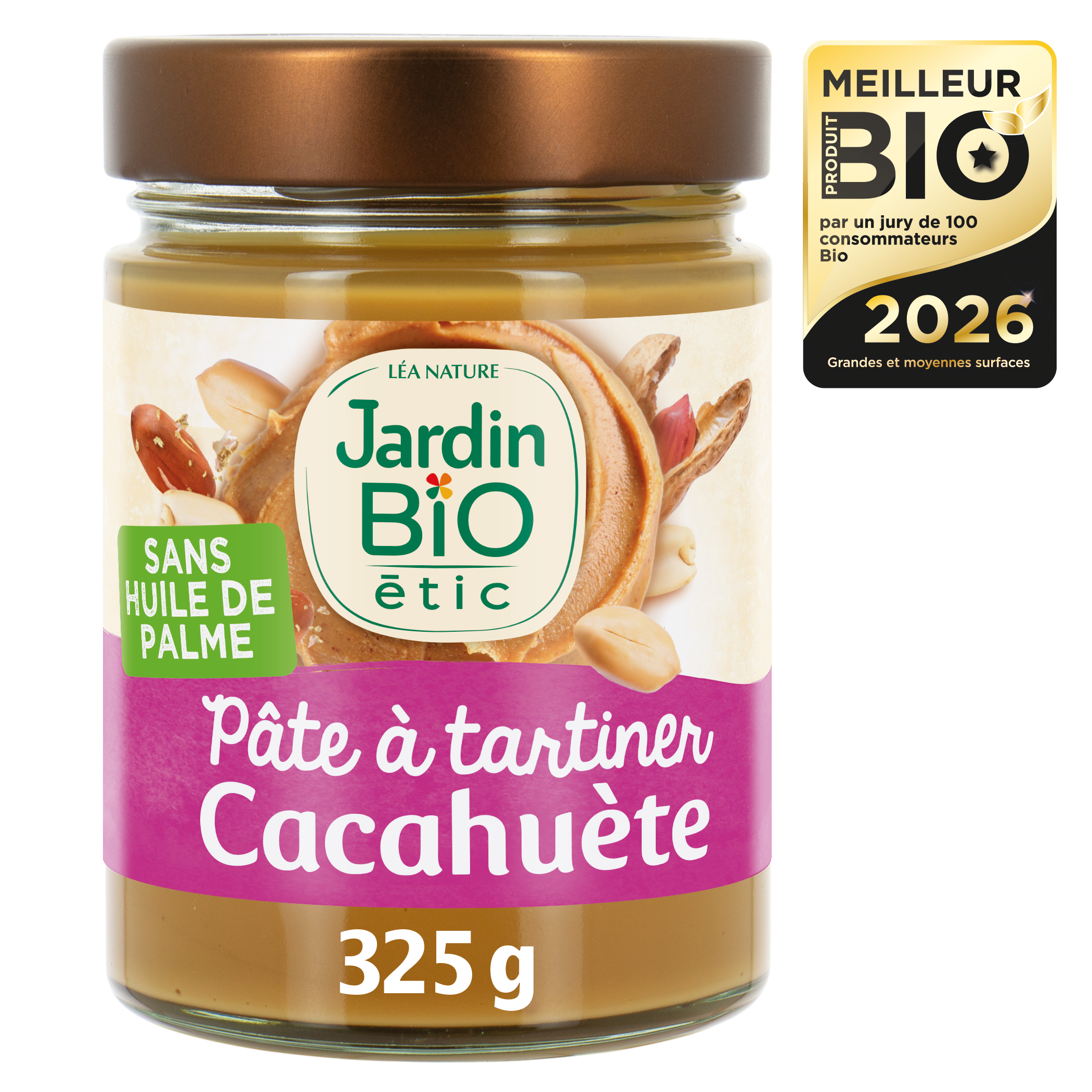 Pâte à tartiner Cacahuète - JARDIN BIO