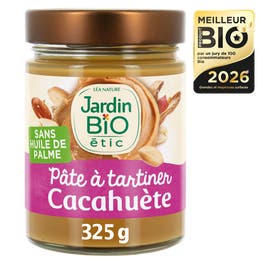 Pâte à tartiner Cacahuète - JARDIN BIO
