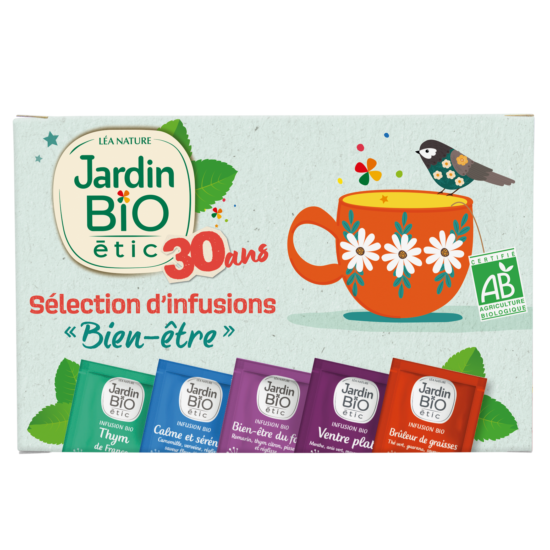 Coffret d'infusions "Bien-être" - JARDIN BIO