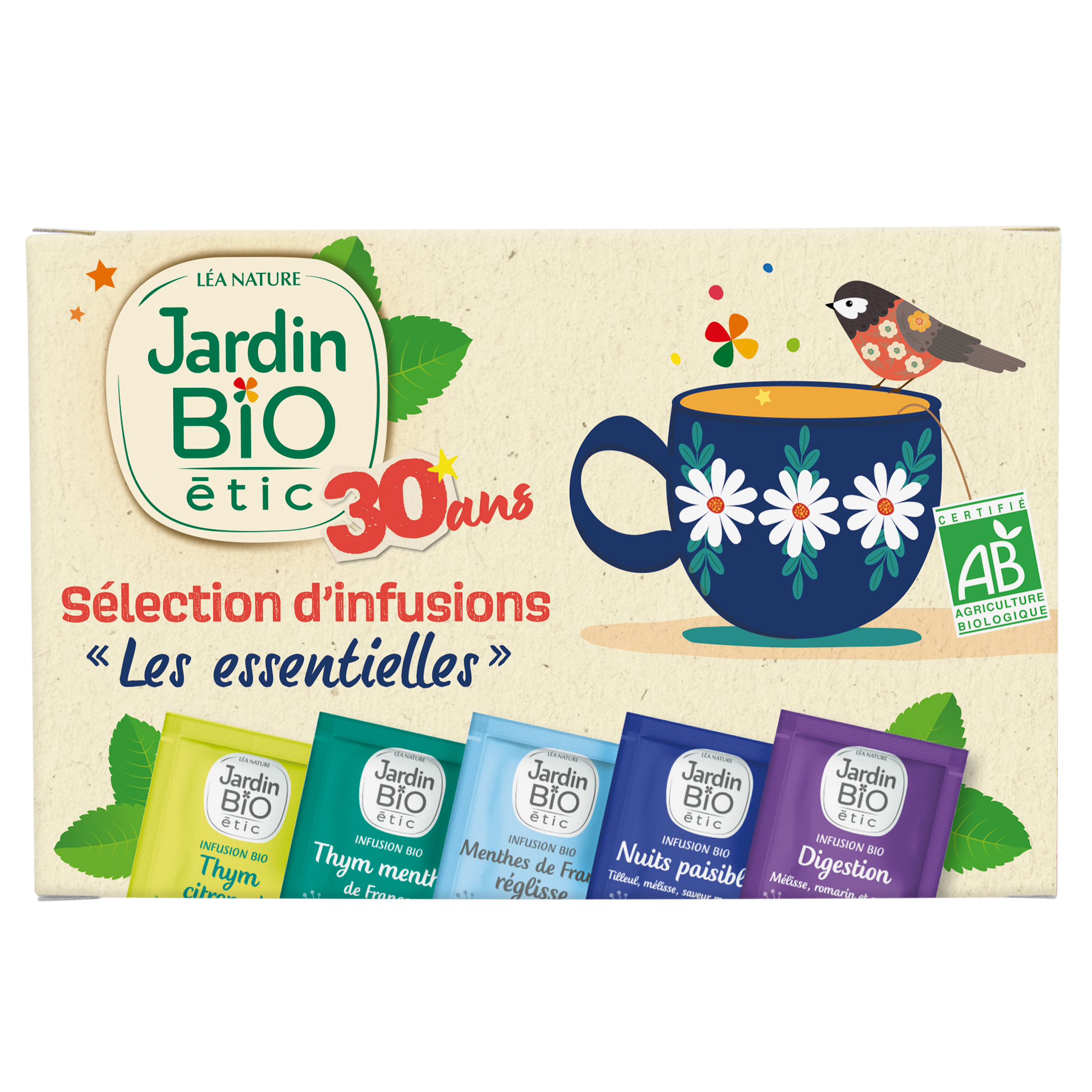 Coffret d'infusions "Les essentielles" - JARDIN BIO