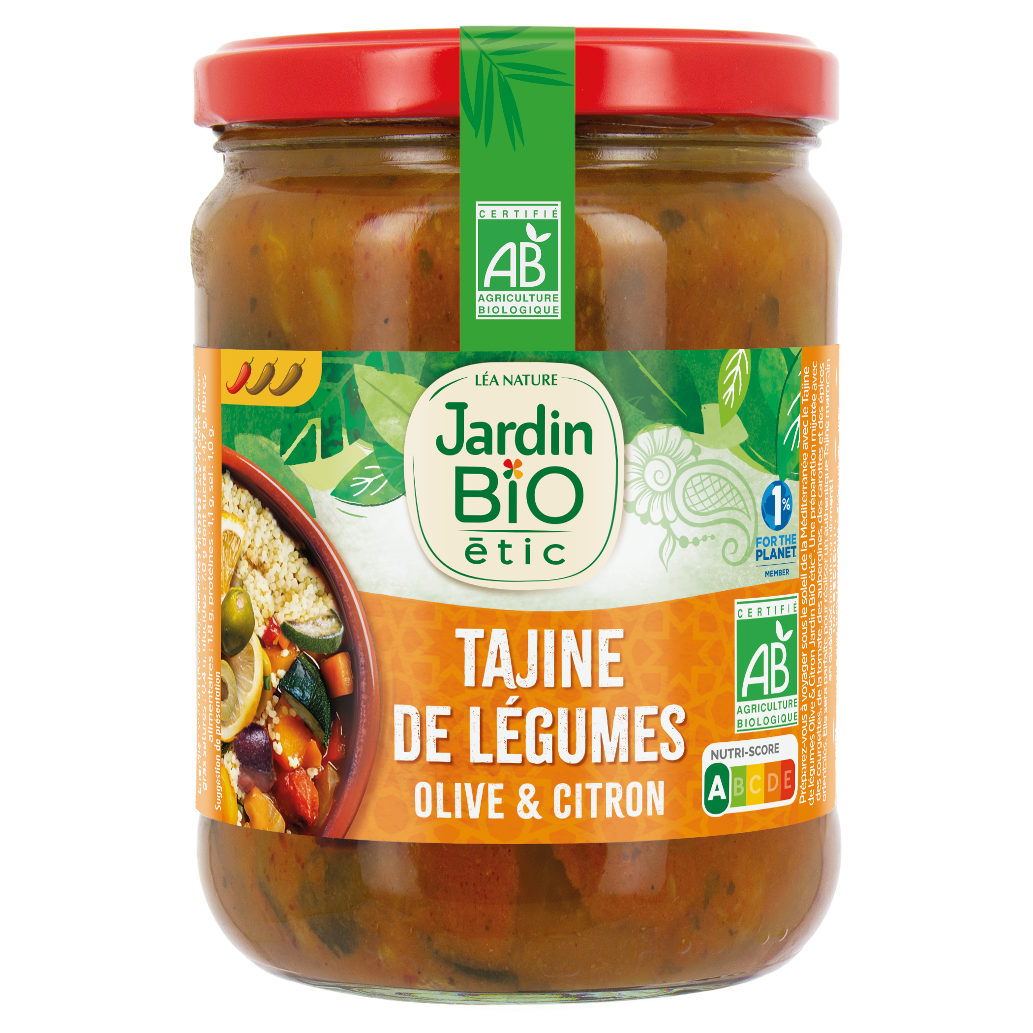 Tajine de Légumes Olive Citron - JARDIN BIO