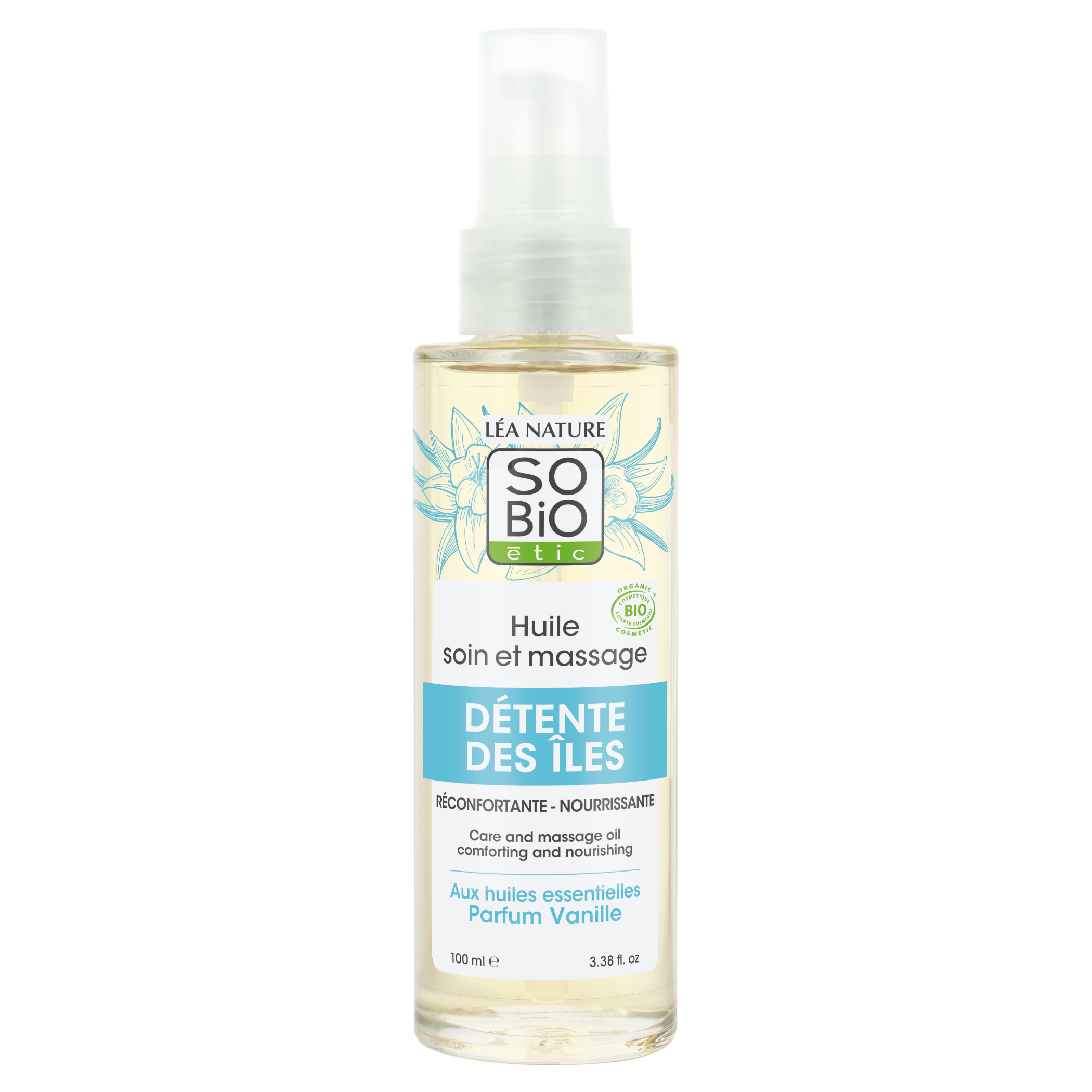 Huile soin et massage détente des îles - SO BIO ETIC
