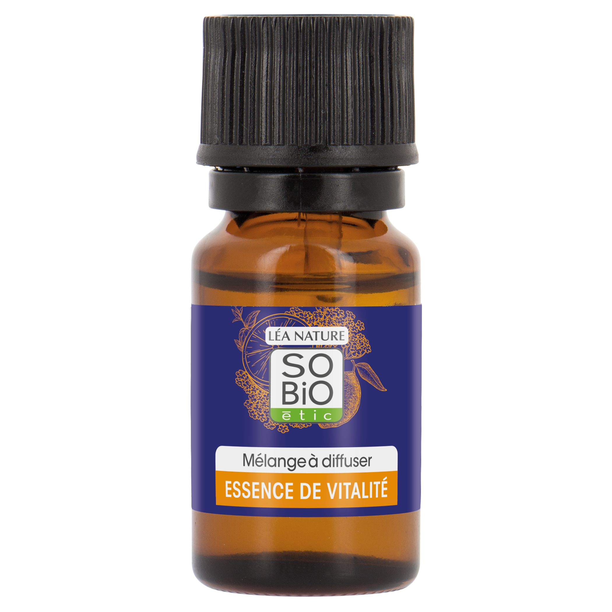 Essence de vitalité aux huiles essentielles d'orange - SO BIO ETIC