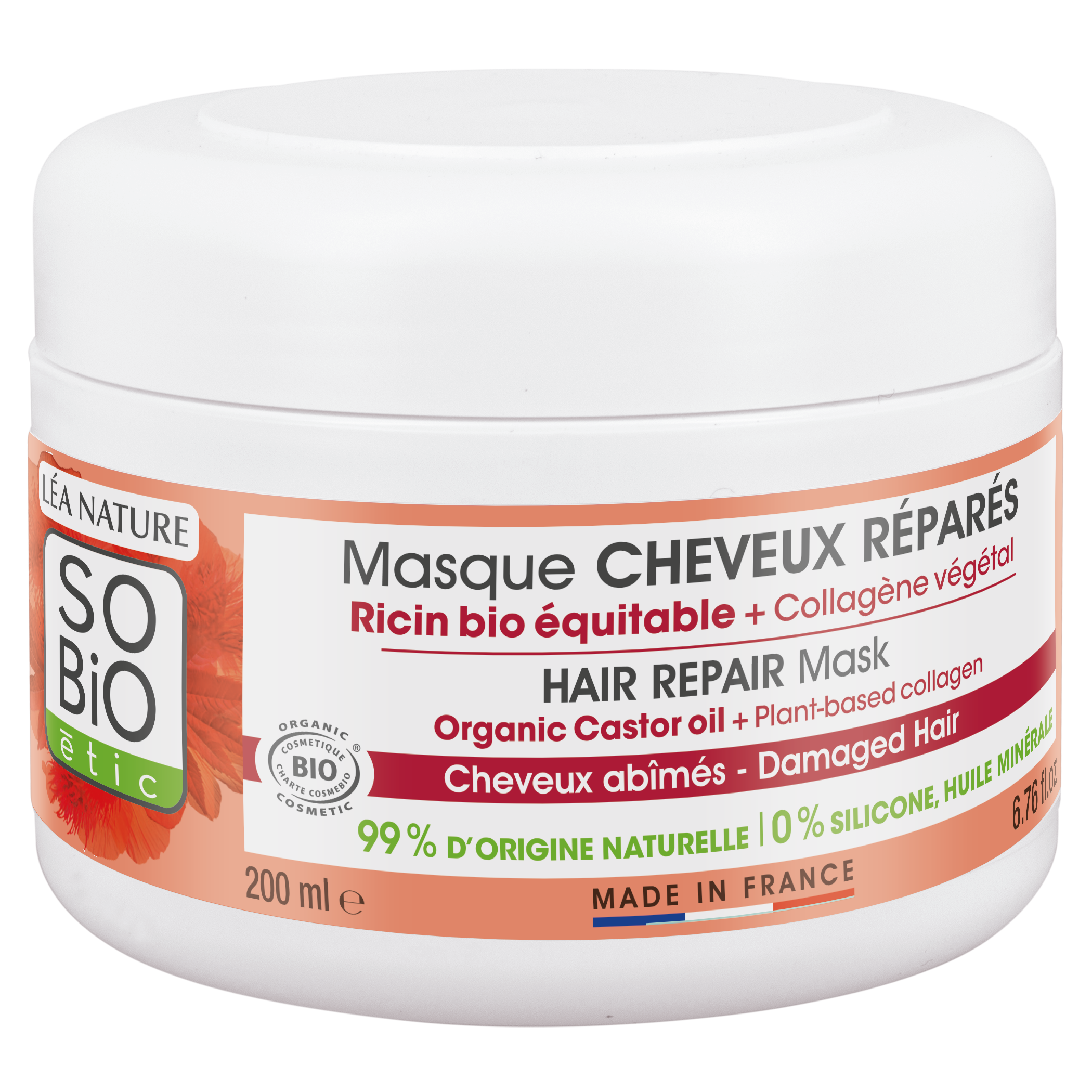 Masque cheveux réparés - SO BIO ETIC