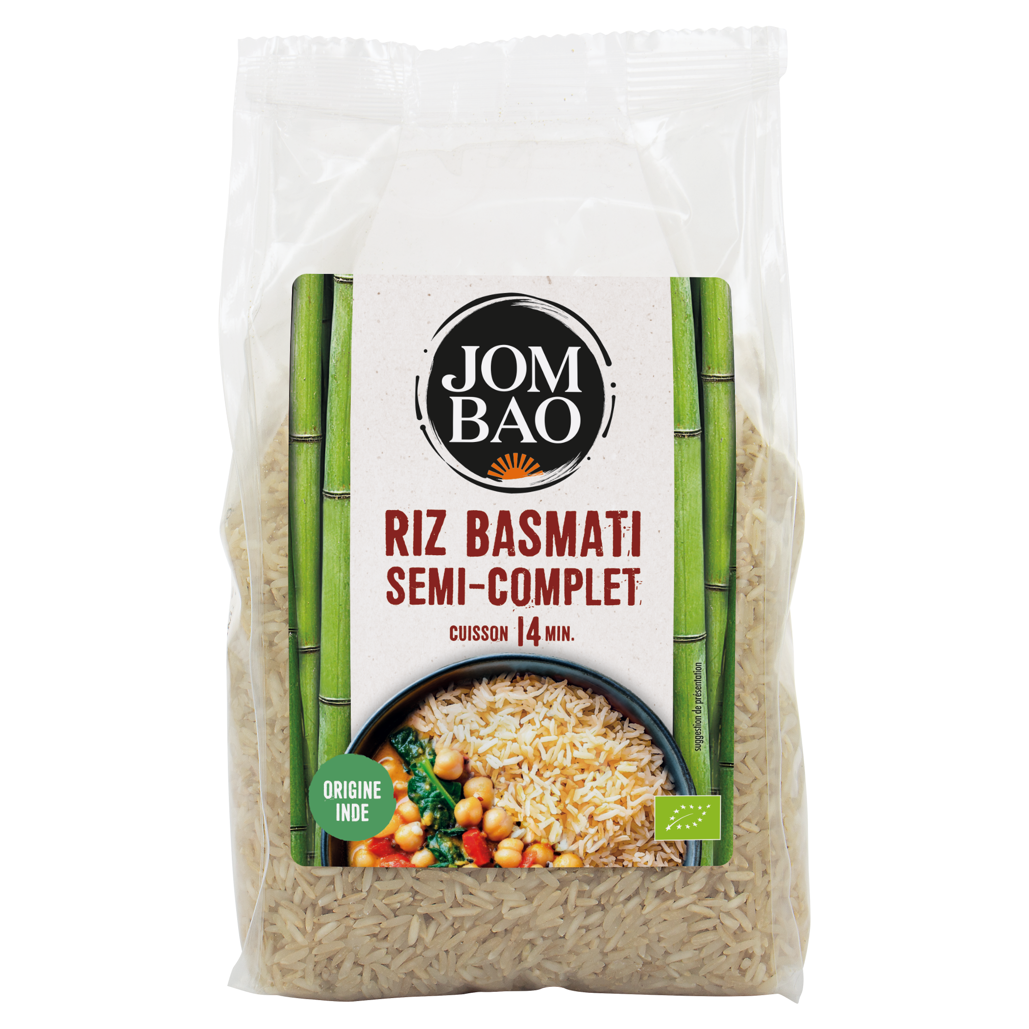 Riz Basmati Semi-Complet - JOM BAO