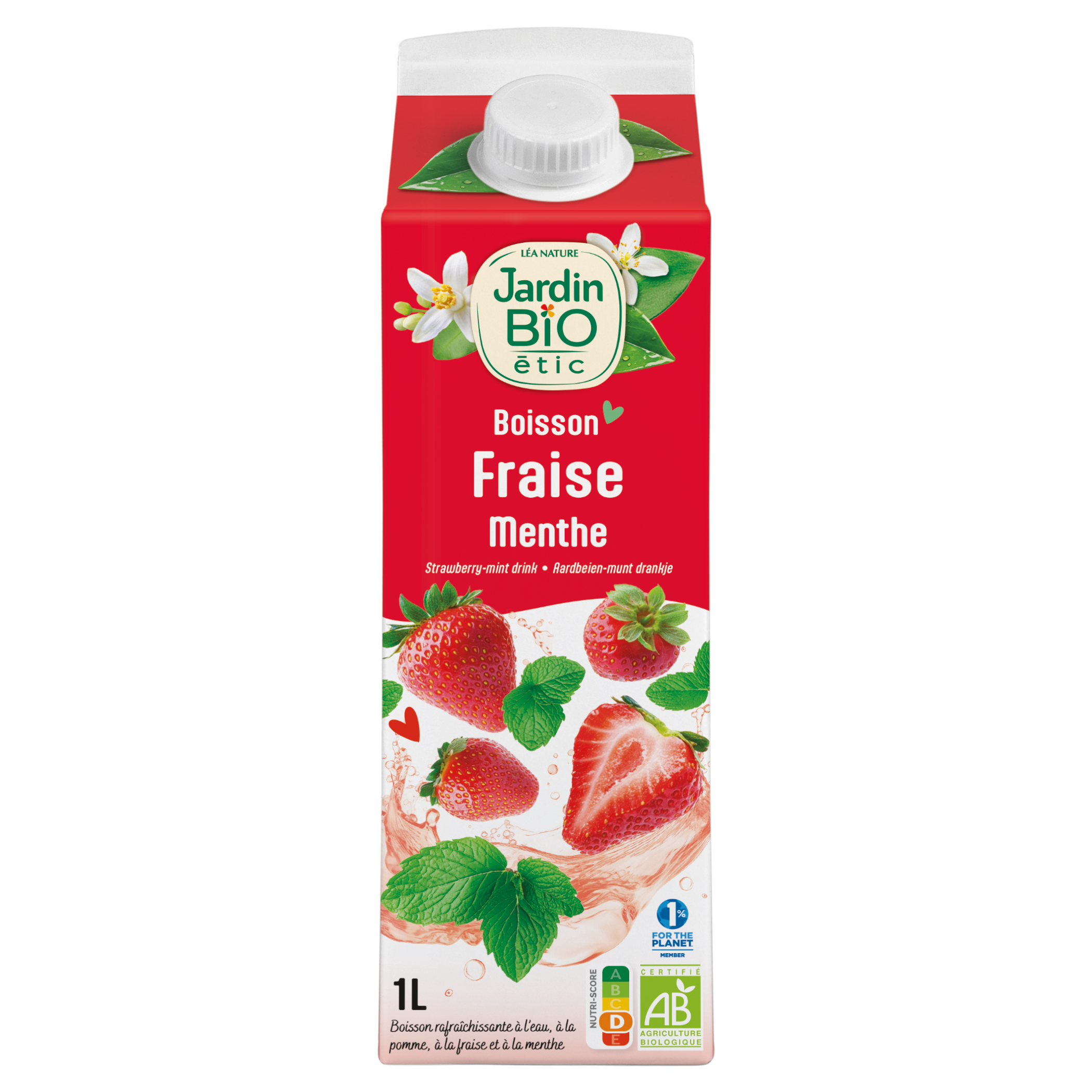 Boisson Fraise Menthe - JARDIN BIO