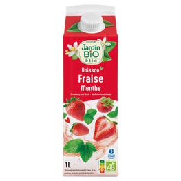 Boisson Fraise Menthe - JARDIN BIO