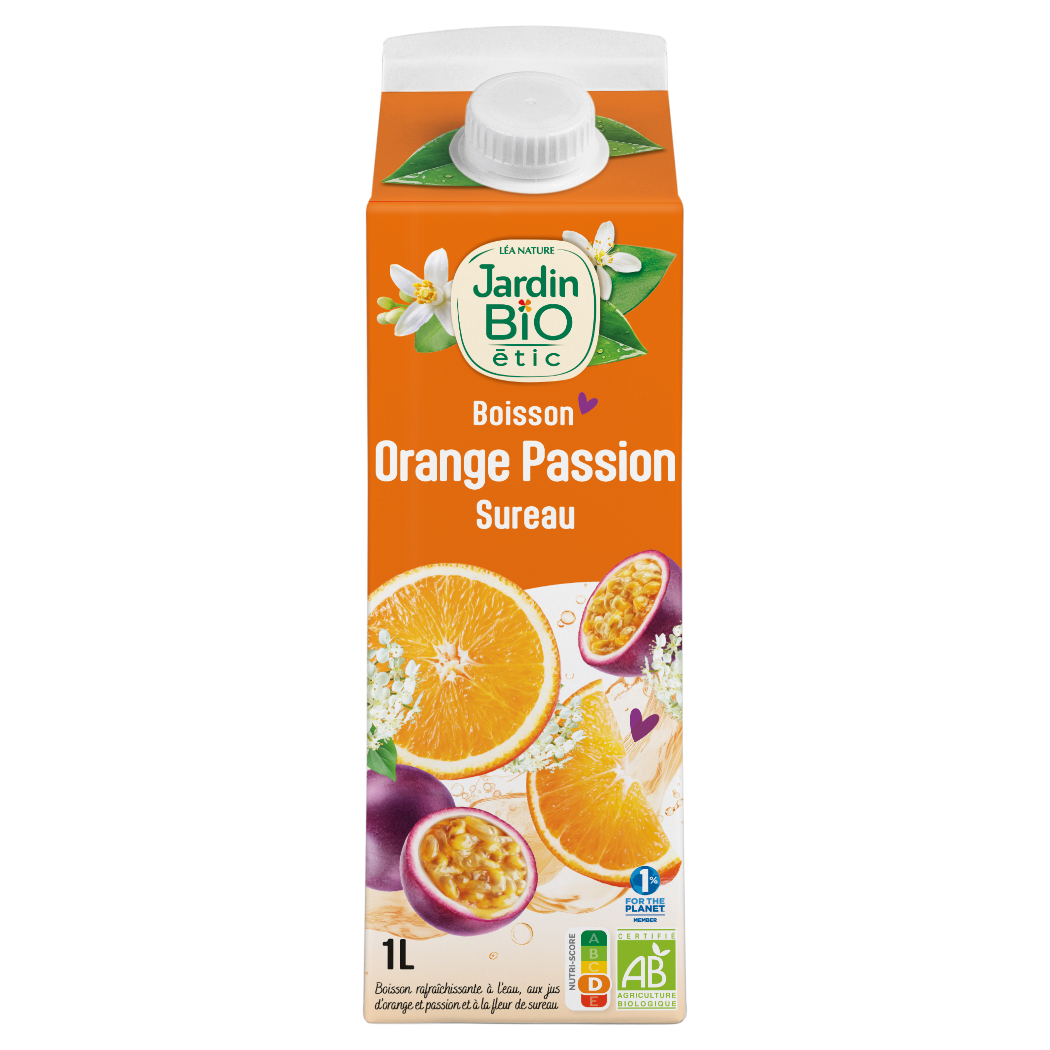 Boisson Orange Passion Sureau - JARDIN BIO
