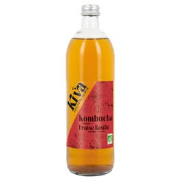 Kombucha saveur Fraise Basilic bio - KIVA