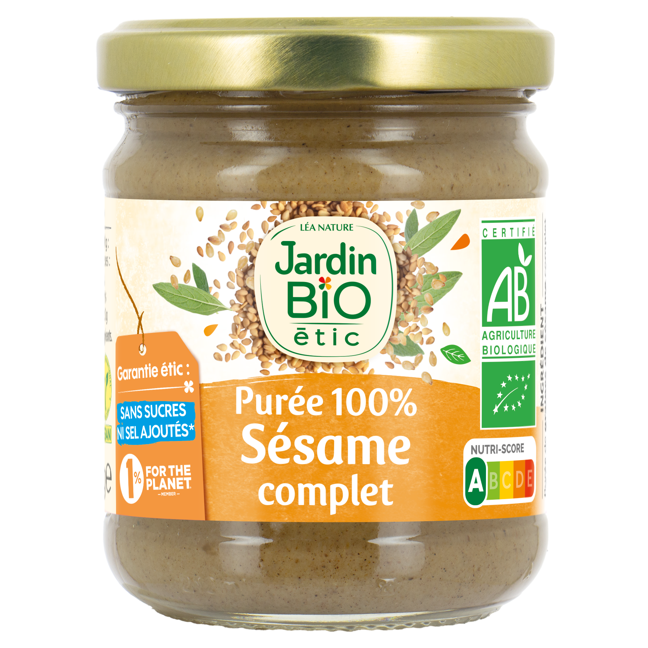 Purée de Sésame Complet - JARDIN BIO