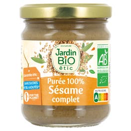 Purée de Sésame Complet - JARDIN BIO