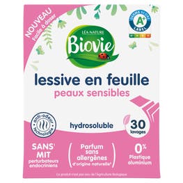 Lessive feuille peaux sensible -30 lavages - BIOVIE