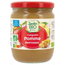 Compotée Pomme morceaux - JARDIN BIO