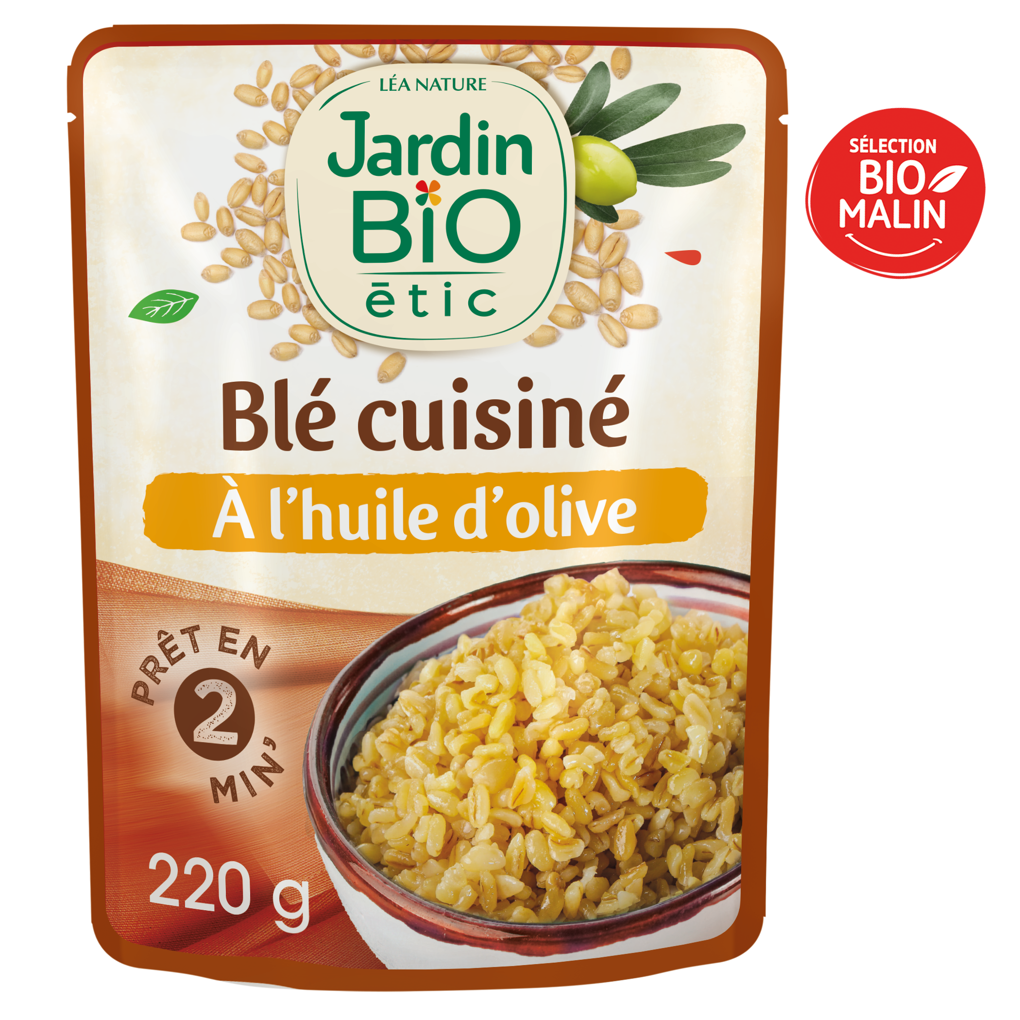 Blé cuisiné à l'huile d'olive - JARDIN BIO