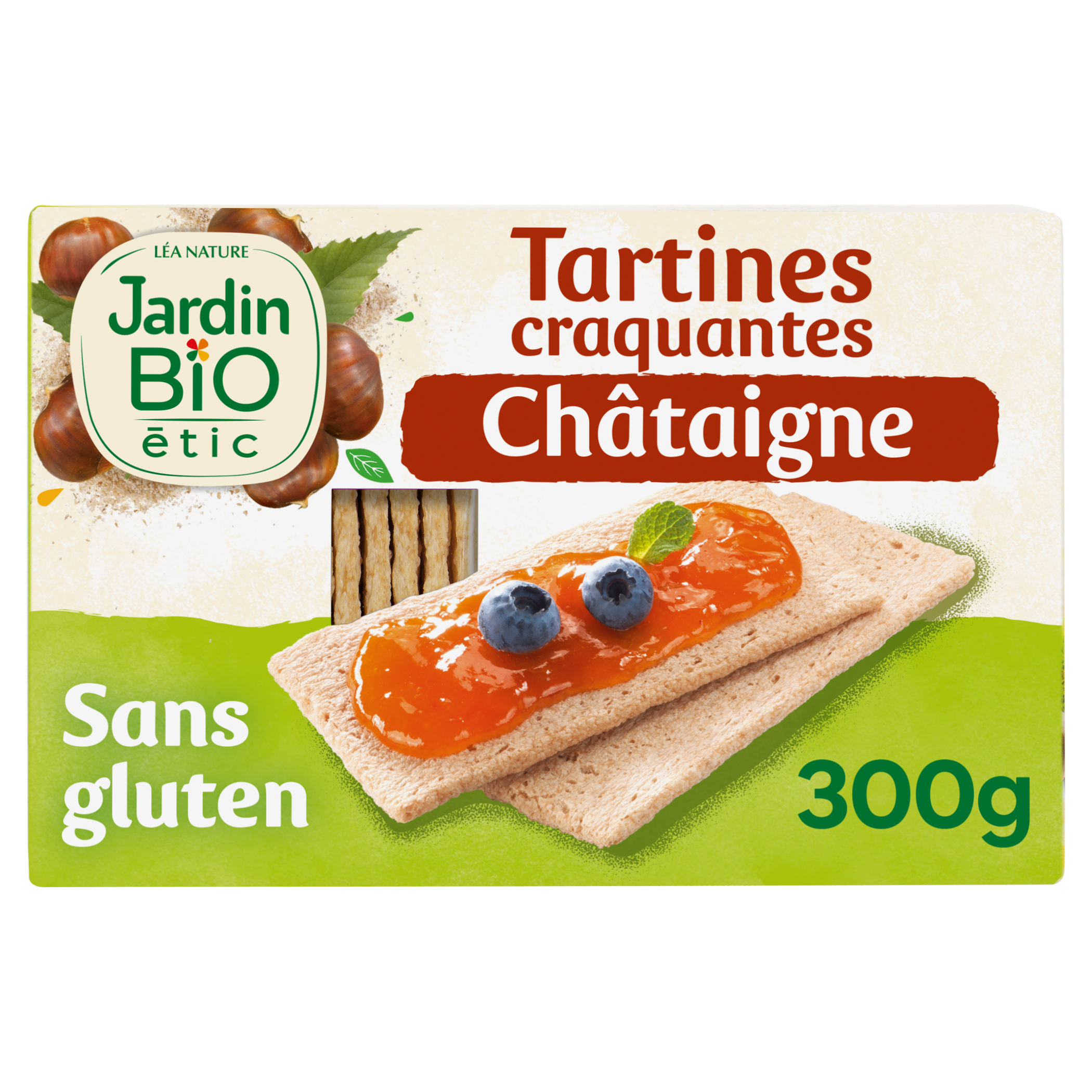 Tartines craquantes châtaigne sans gluten - JARDIN BIO