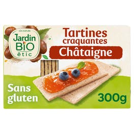 Tartines craquantes châtaigne sans gluten - JARDIN BIO