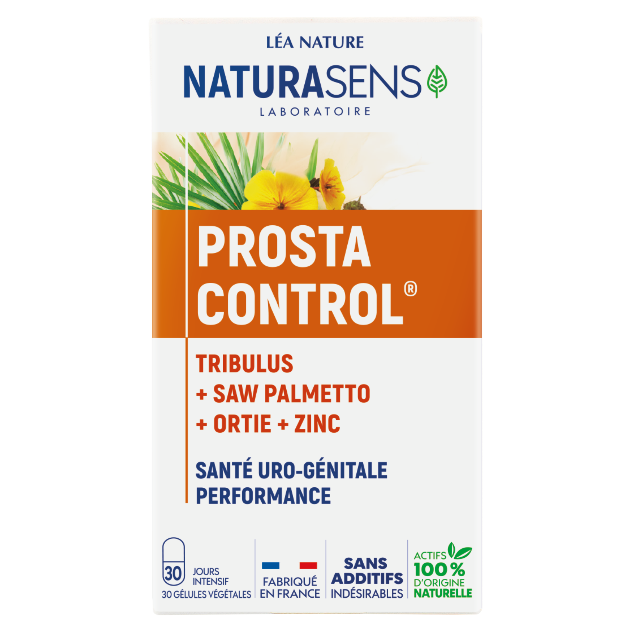 Gélules Prosta Control - Tribulus, Saw Palmetto, Zinc et Ortie - NATURASENS