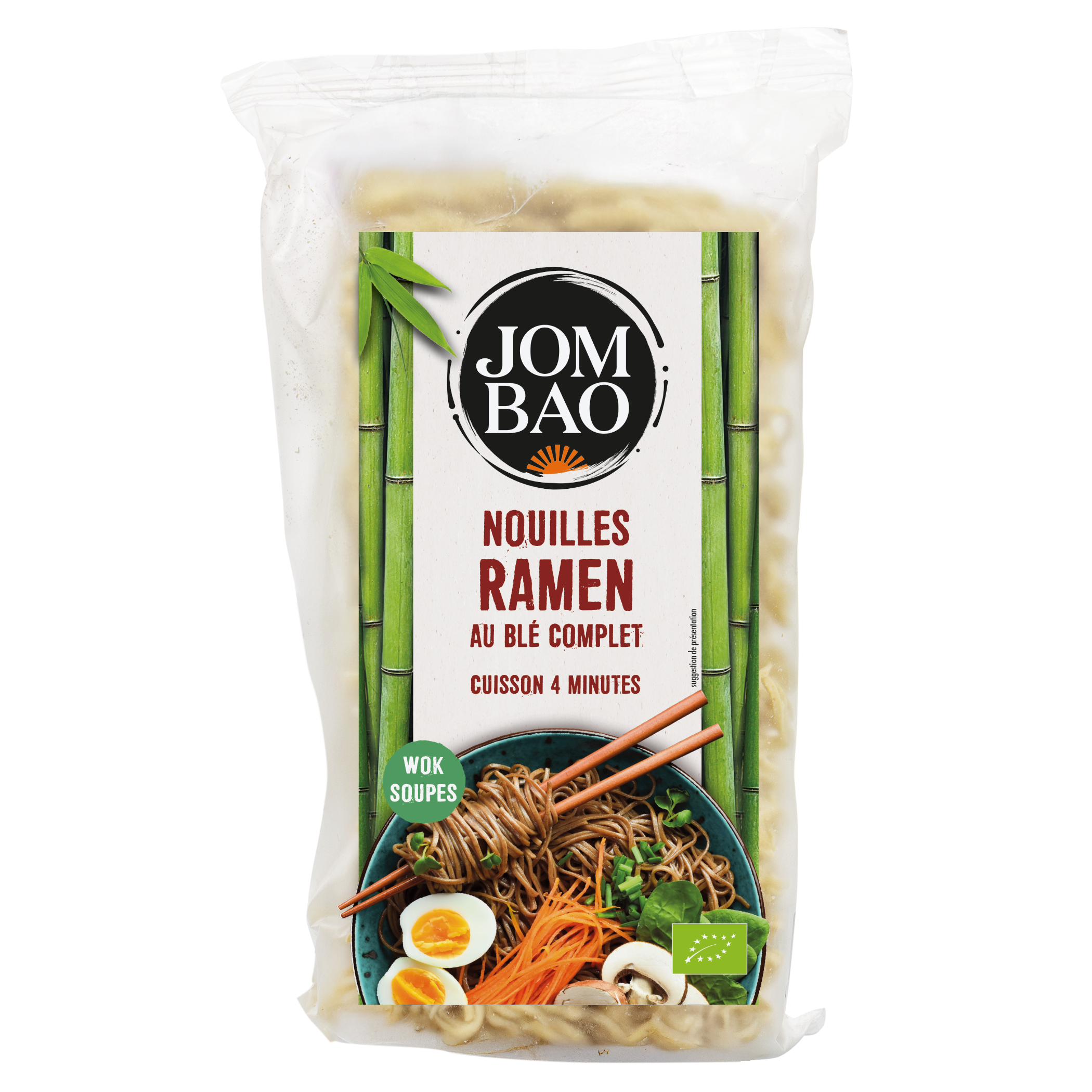 Nouilles Ramen au blé complet  - JOM BAO